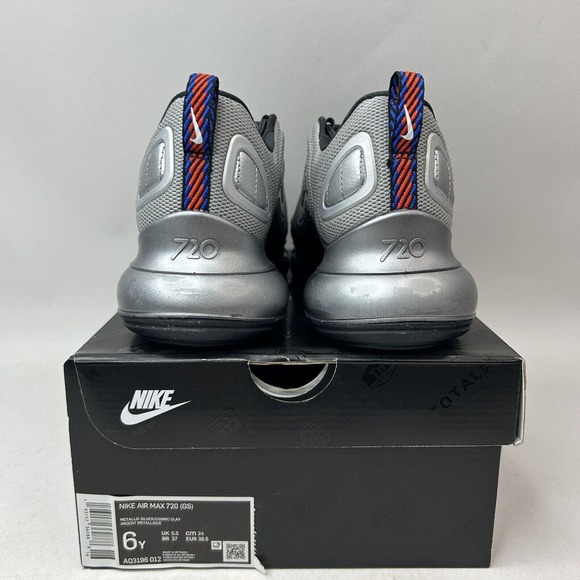 Nike Shoes Air Max 720 GS “Metallic Silver” 2024 - Picture 4 of 5